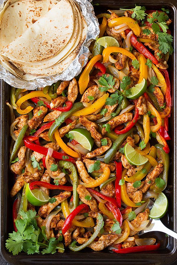 Sheet Pan Fajitas from Cooking Classy