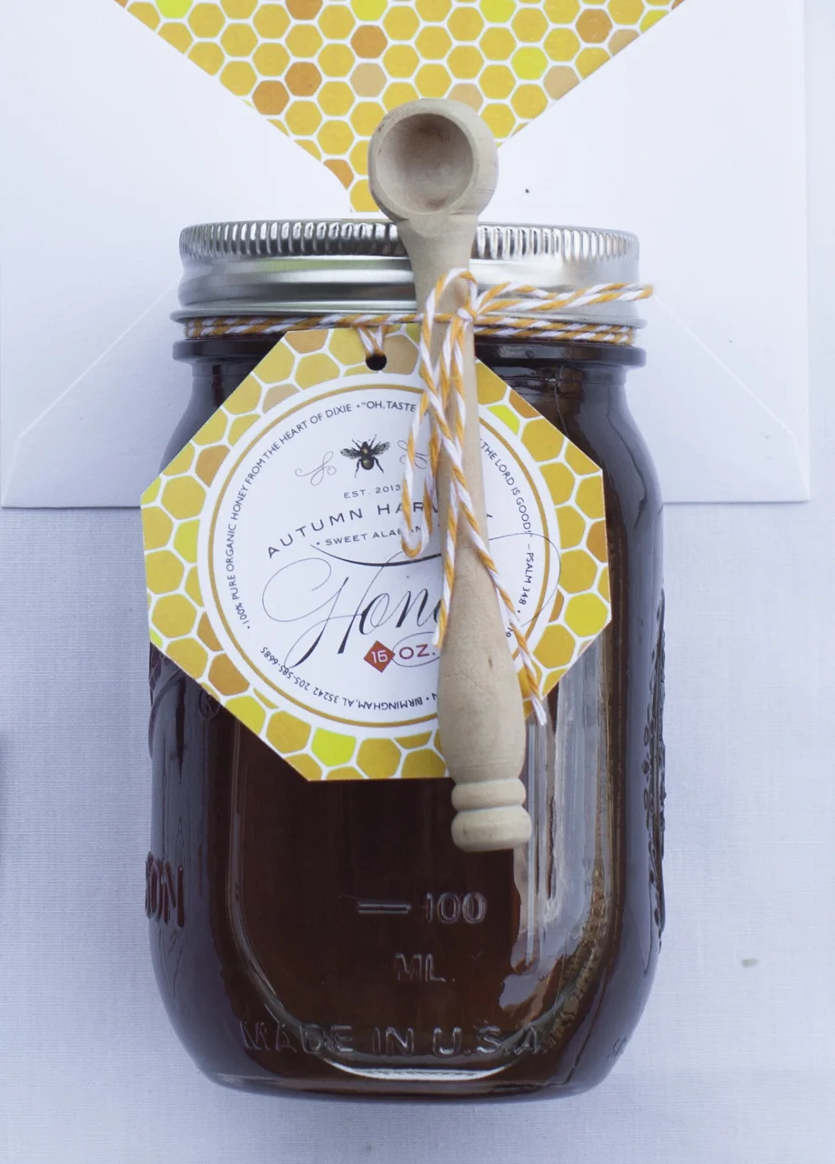 Branding and Packaging for Autumn Harvest Honey