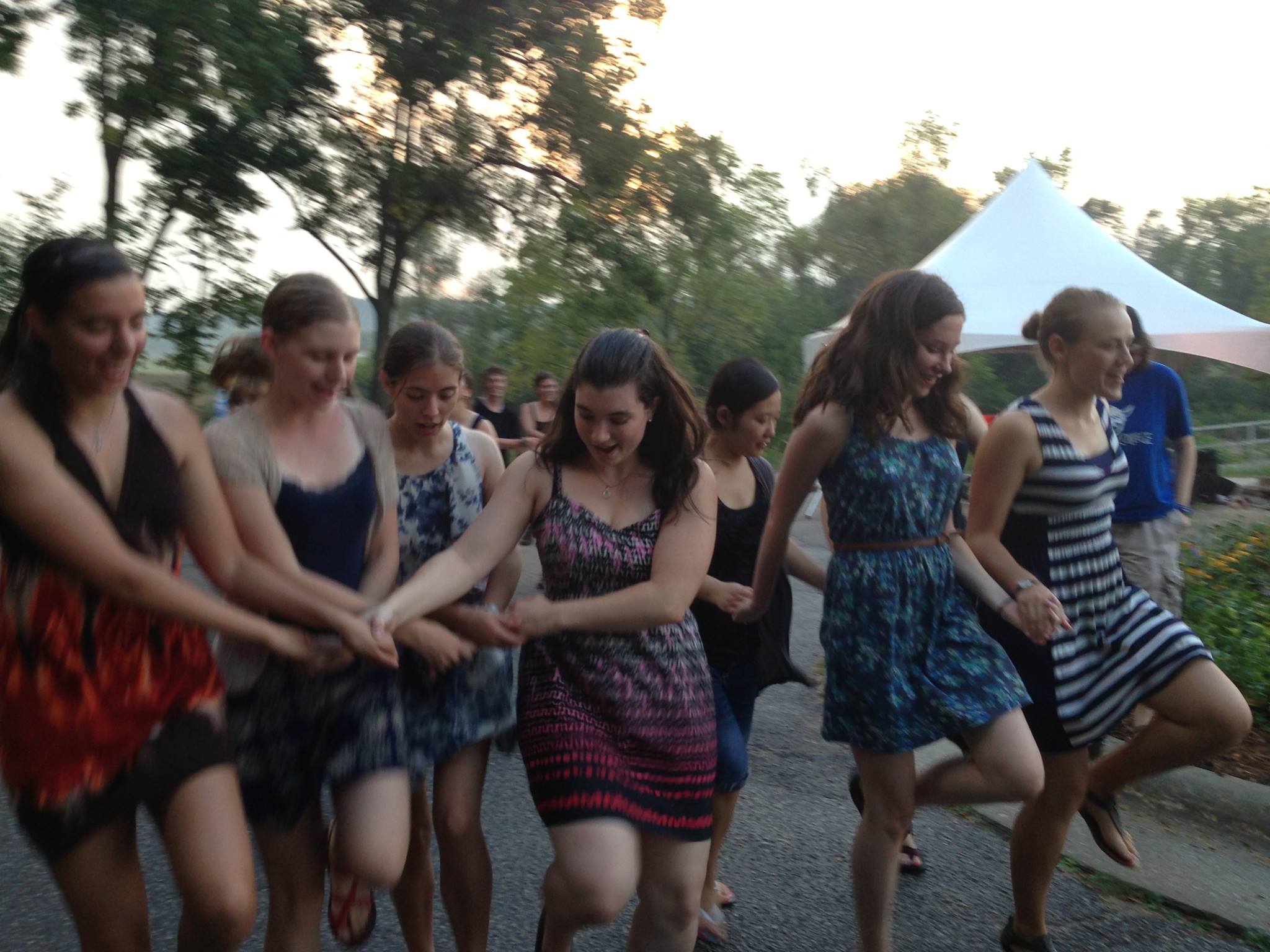 Seriously it was humid. One. Massive. Cloud. Dance.