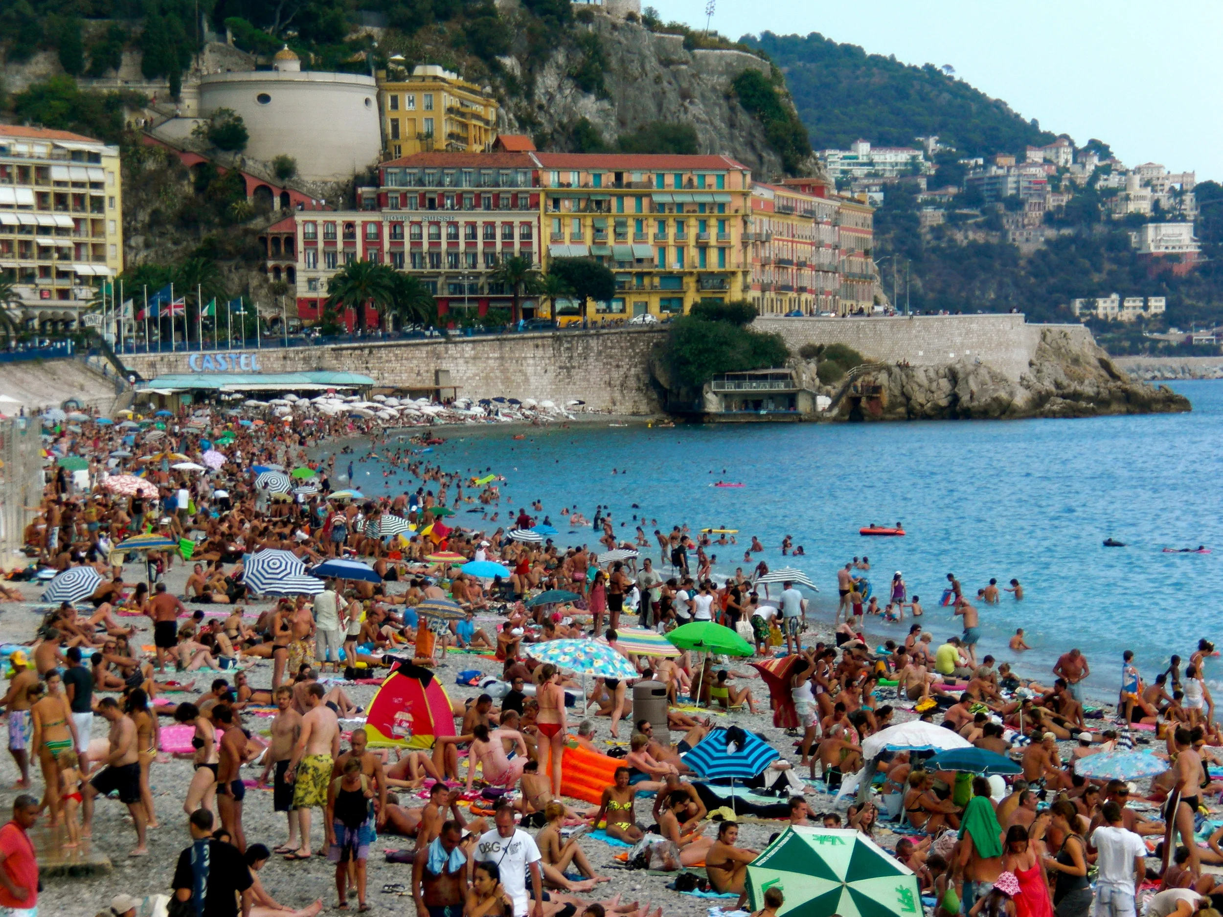 Promenade des Anglais // Nice, France. Photo by: Dane Smith