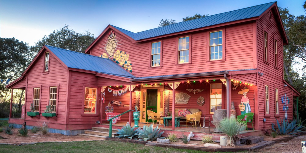 The Red House — Rancho Pillow | Wonderland Retreat in Round Top, Texas