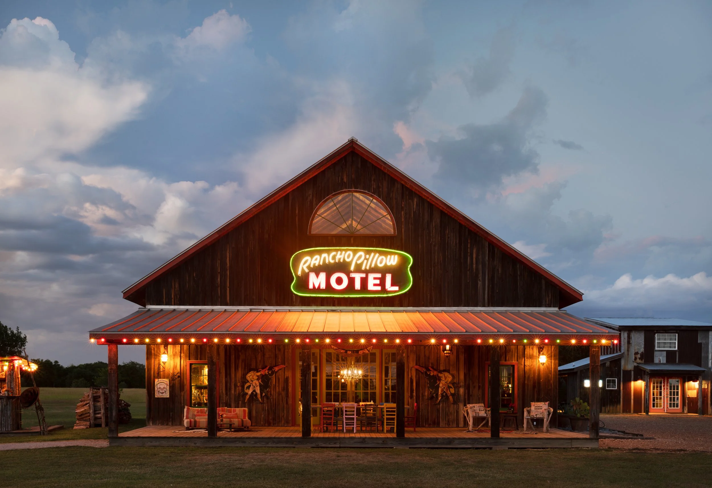 Rancho Pillow in the evening