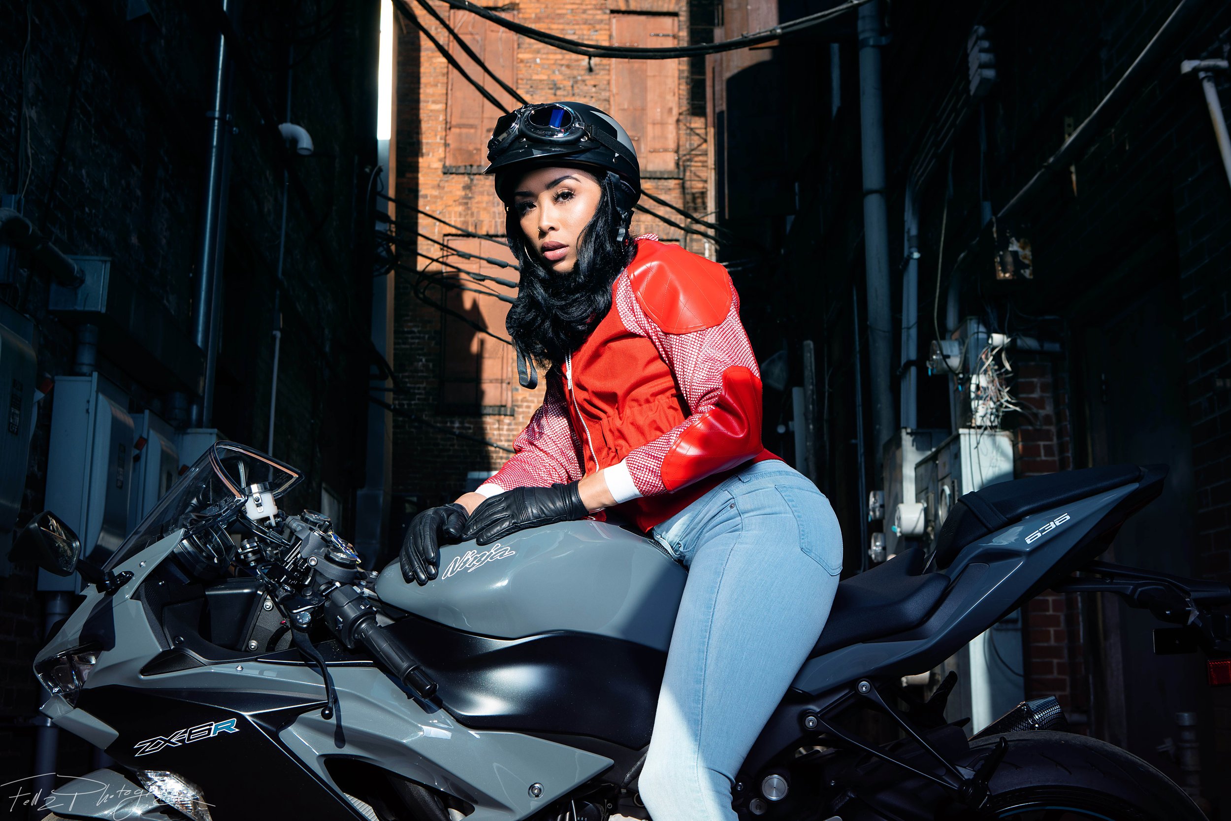 Chic-Riot-Milah-Women-Motorcycle-Jacket-Athens-GA-Alley-Sitting-On-Bike-Tag.jpg