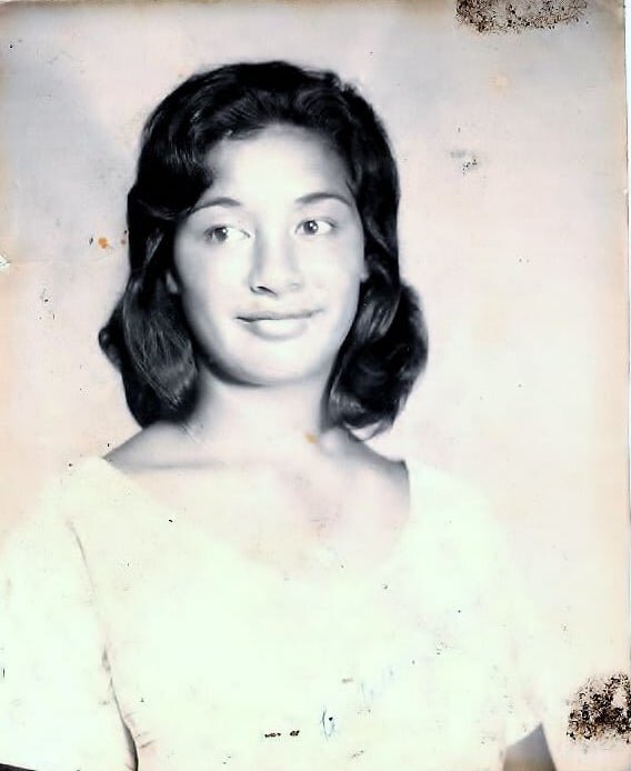 Photo of Libby. Photo digitised by Libby Harris and shared by Sarah Gardiner.