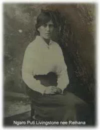 Photo of Huia and Poraumati’s daughter Ngaro Puti. Ancestry.com Database.