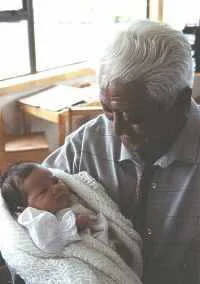 Photo of Huia and Poraumati’s son Riki. Ancestry.com Database.