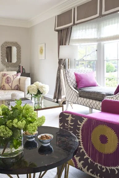 Kick Pleat Valance with Bargia Trim