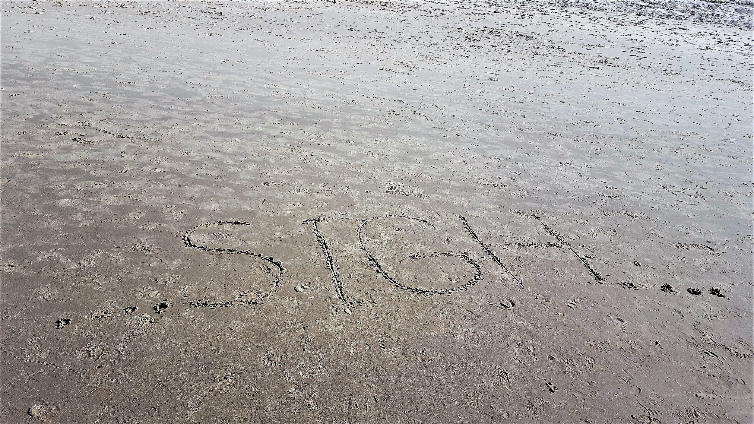 MESSAGE IN THE SAND