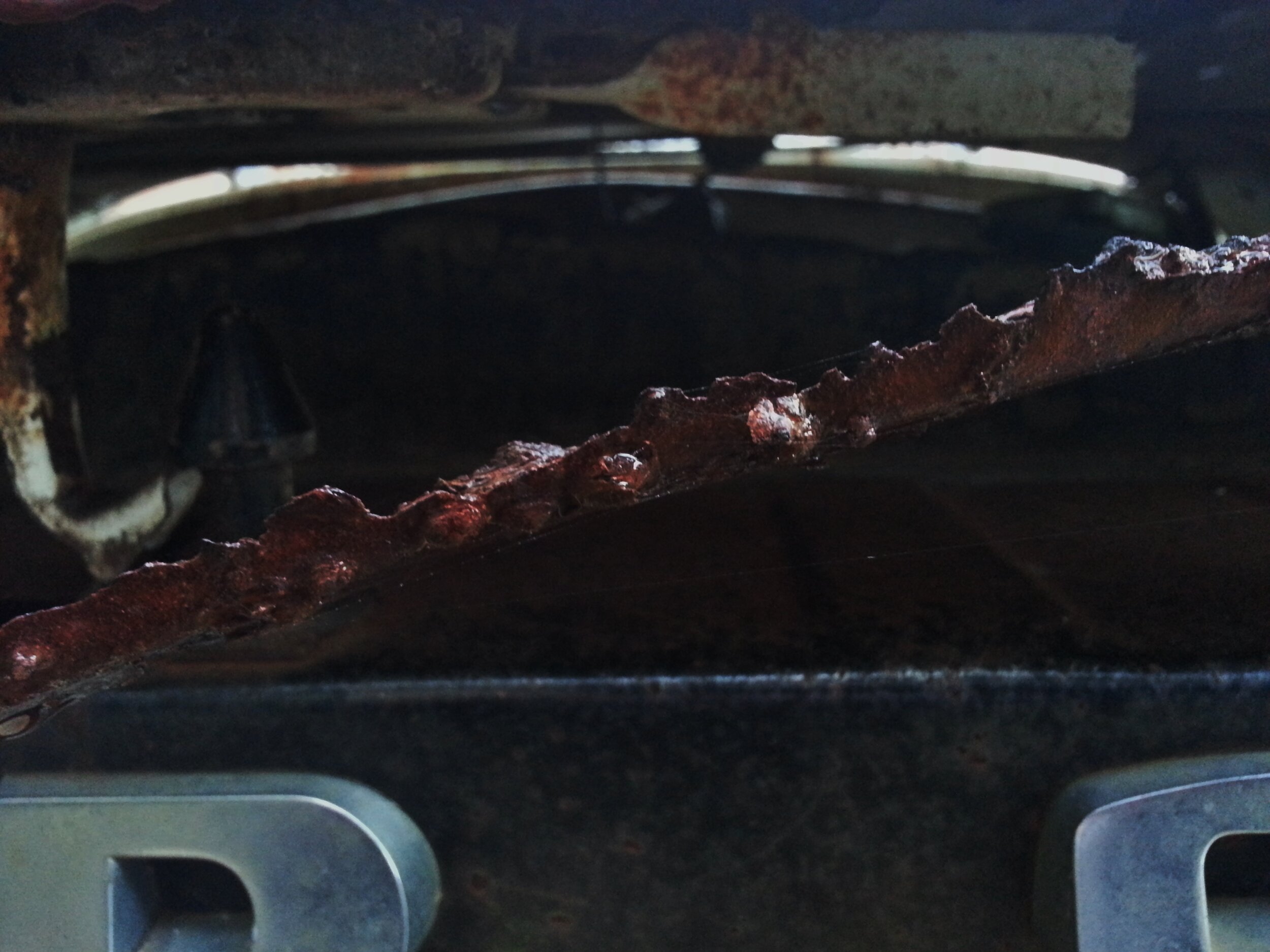 RUSTED OUT DODGE BONNET