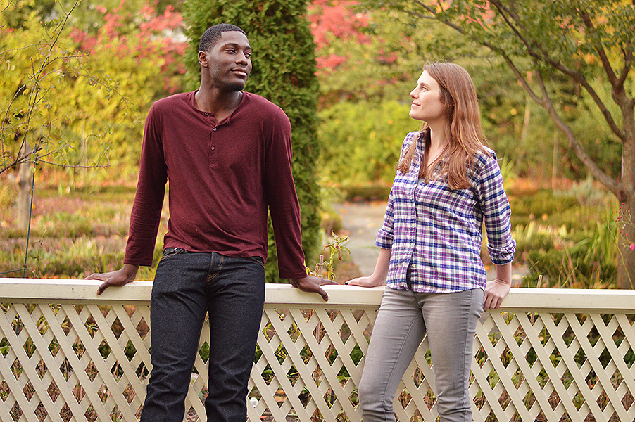  Sheldon Brown as Adams and Louise Hamill as Talia; Photo by E. Milanovich Photography 