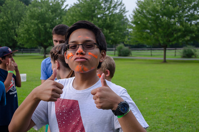 7. Two thumbs up for summer camp!