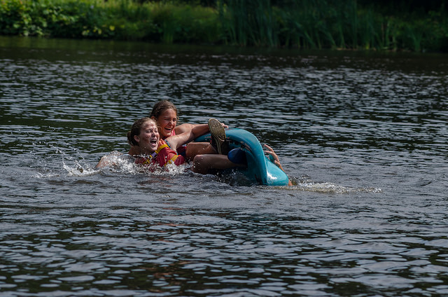 Camping Teen Daughter