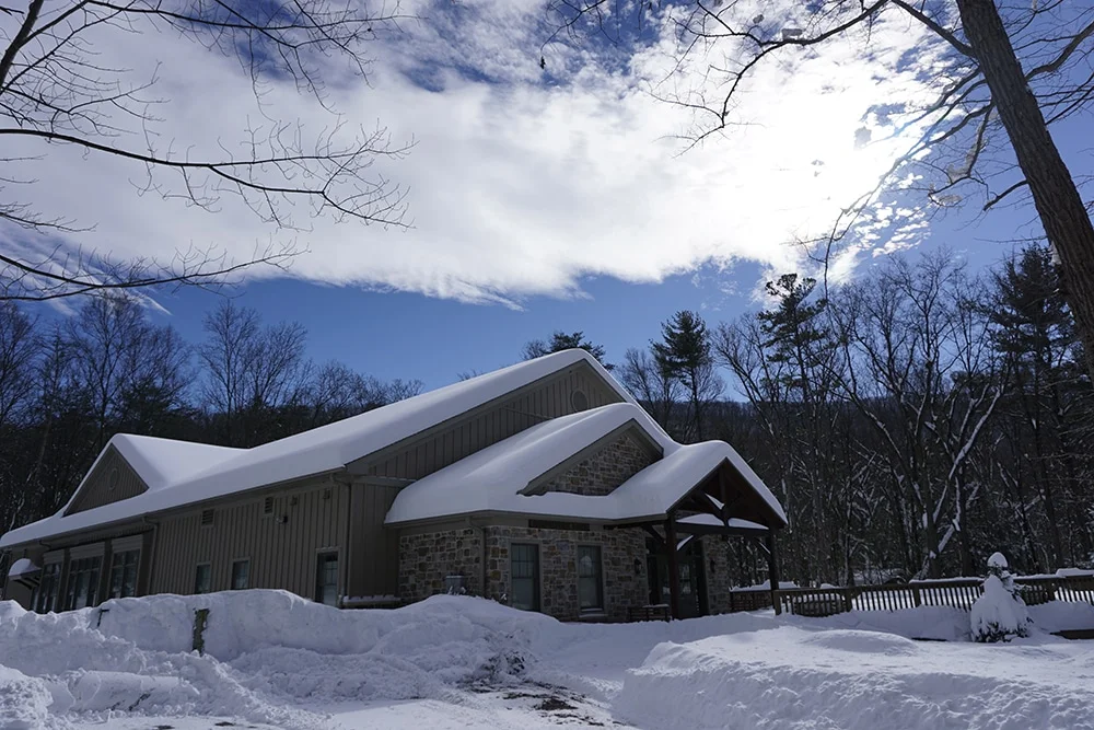 Mountainside Haven during the blizzard in January 2016, click here to see more photos of the historic snowfall