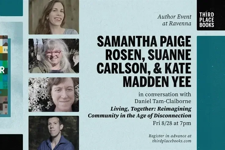 Samantha Paige Rosen, Suanne Carlson, and Kate Madden Yee with Daniel Tam Claiborne