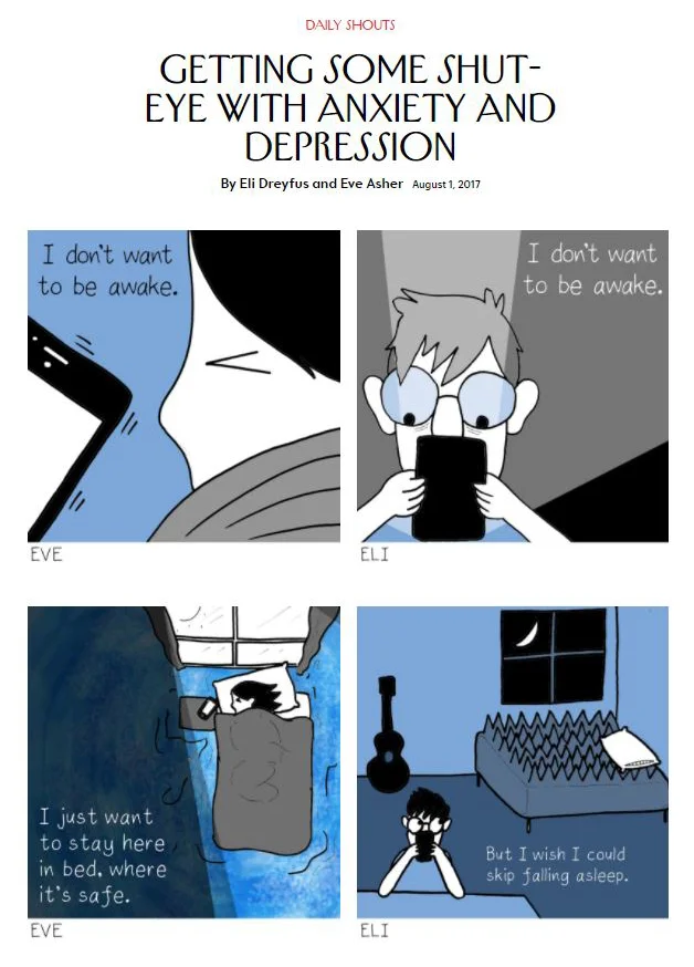 Getting Some Shut-Eye with Anxiety and Depression