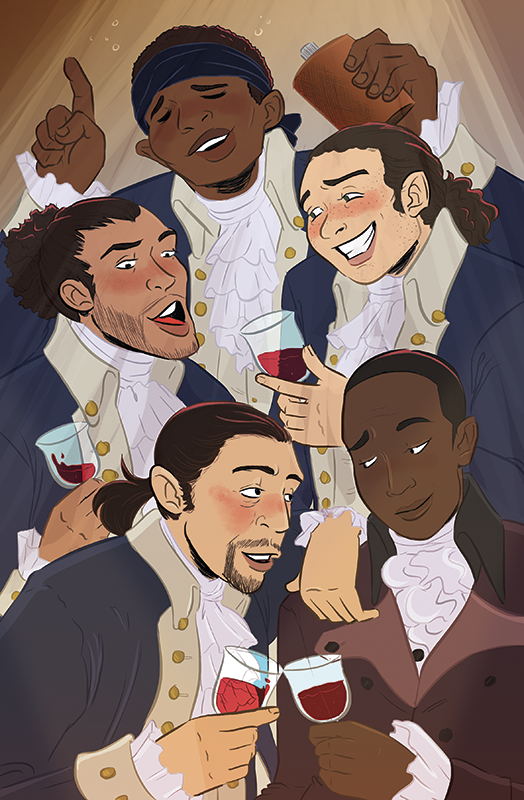 Ham4Pamphlet 45 Illustrators Draw the 46 Tracks of "Hamilton