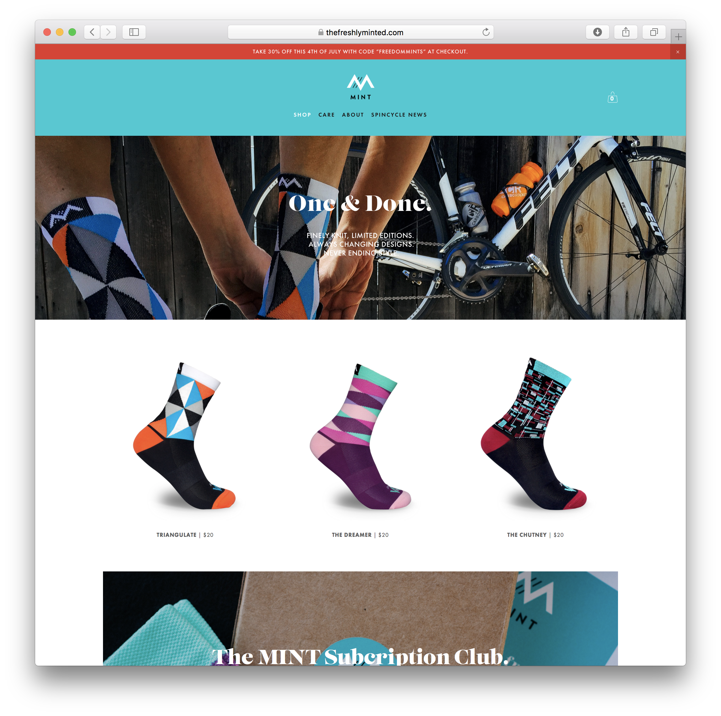 MINT WEBSITE