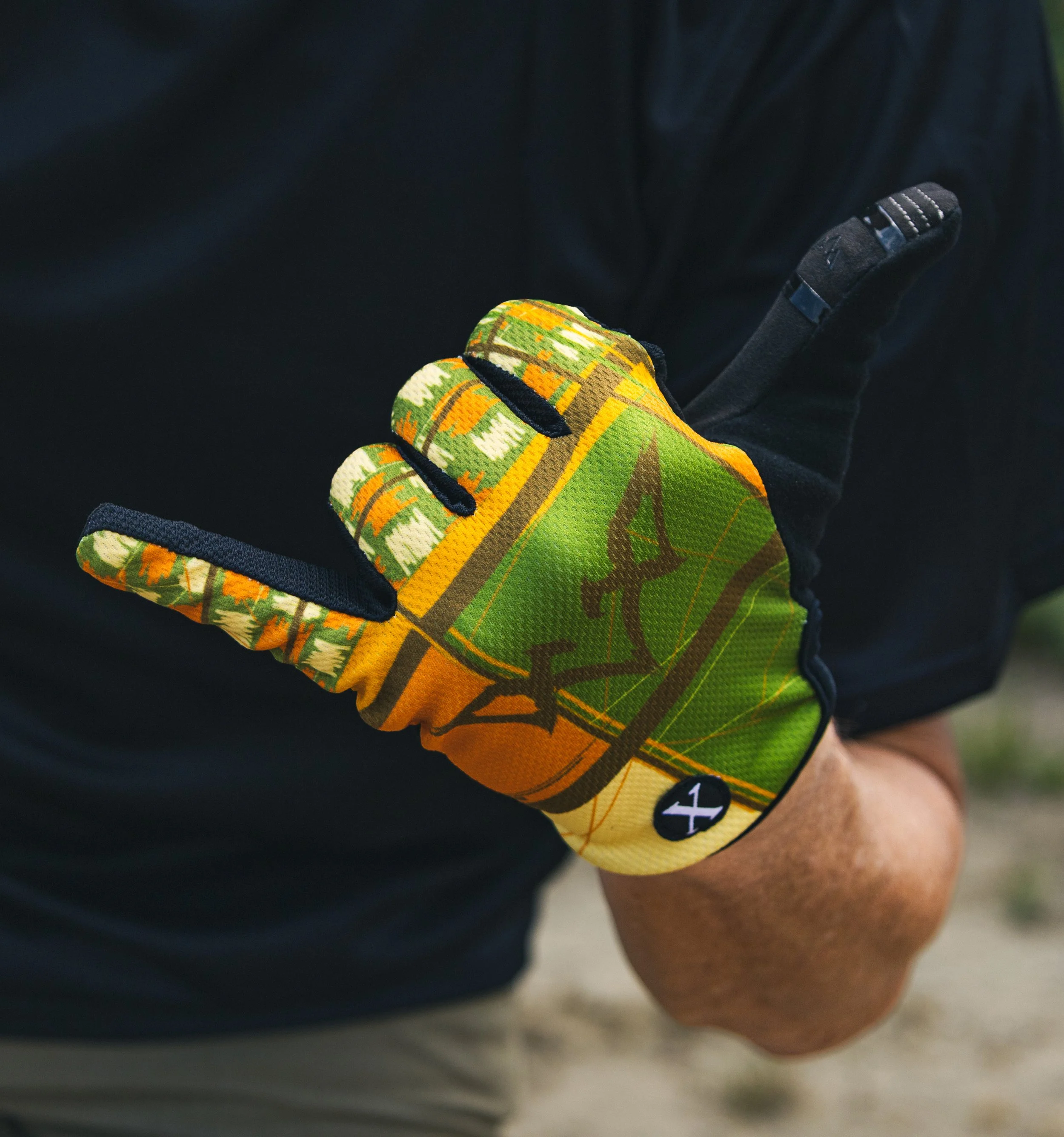 lifestyle photography of tasco Trestles glove