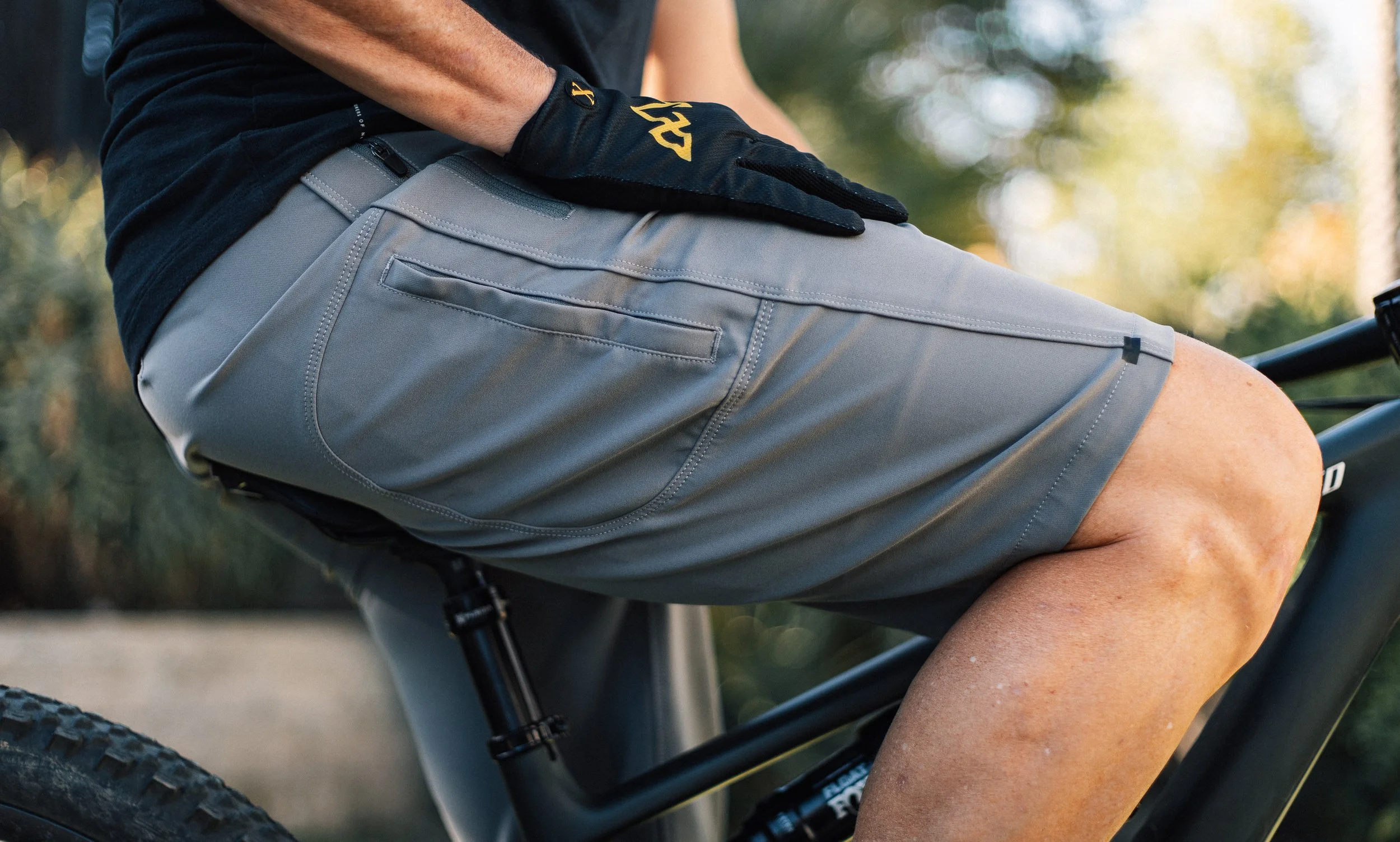 catalog photography of mountain bike apparel
