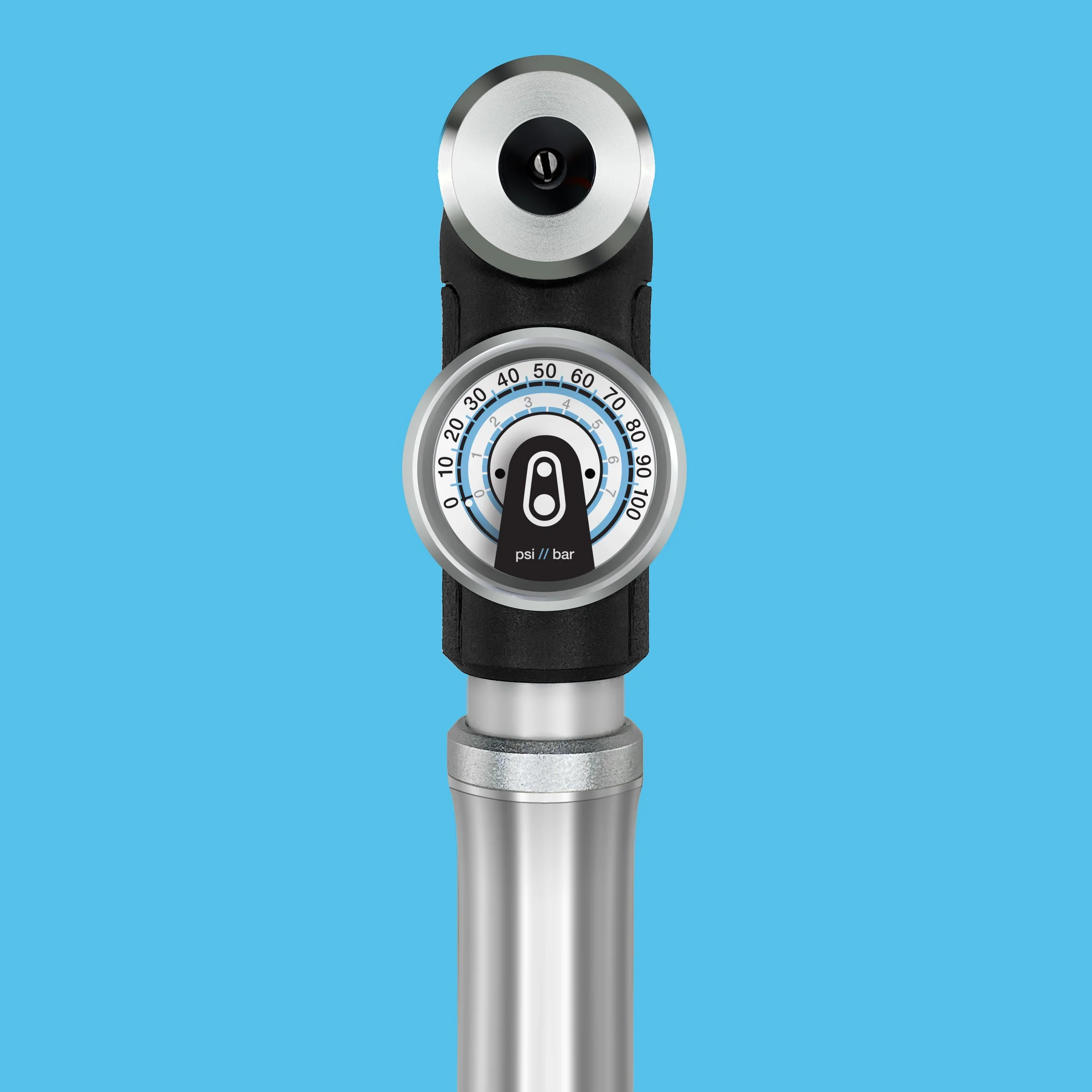 finished retouched catalog product photo of crankbrothers mini pump