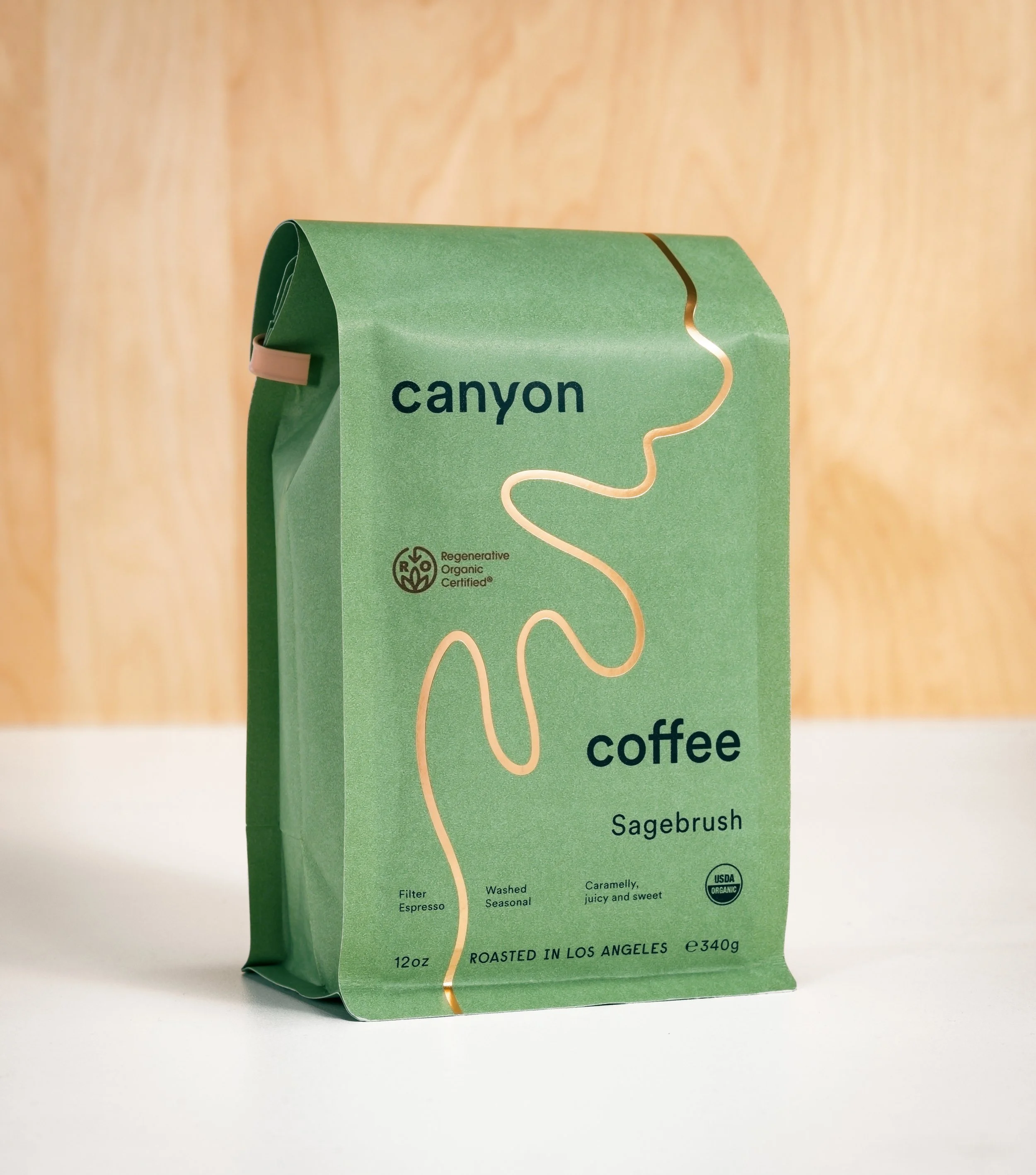 canyon coffee product photo of their toasted coffee