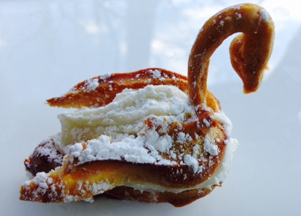 Cream Puff Swans