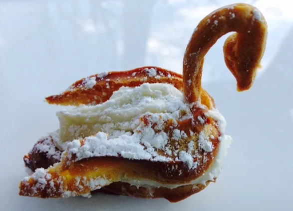 Cream Puff Swans