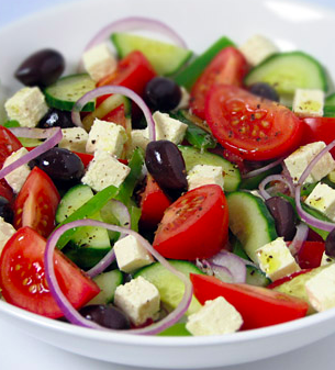 Greek salad - box lunch entree salad