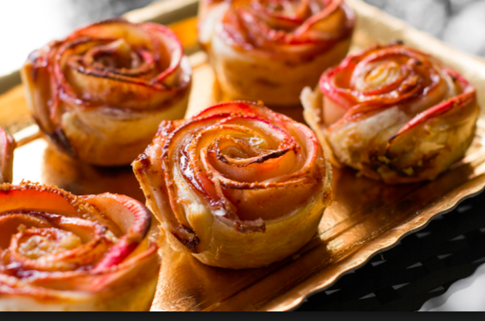 Baked Apple Roses - welcome to Portland!
