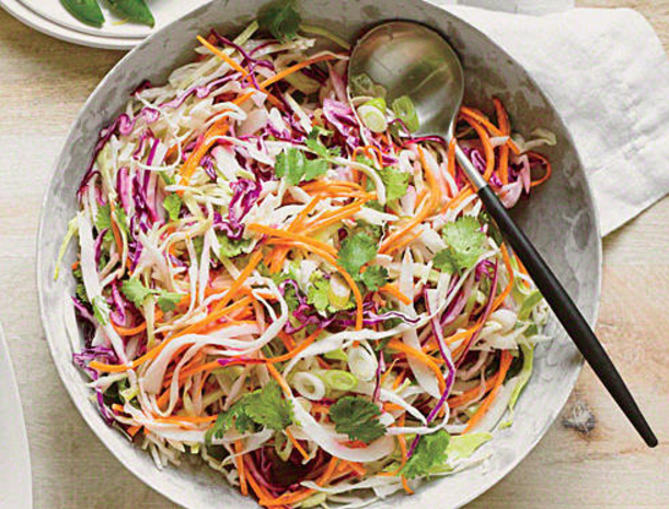 Fresh, crisp and zingy Tequila Slaw