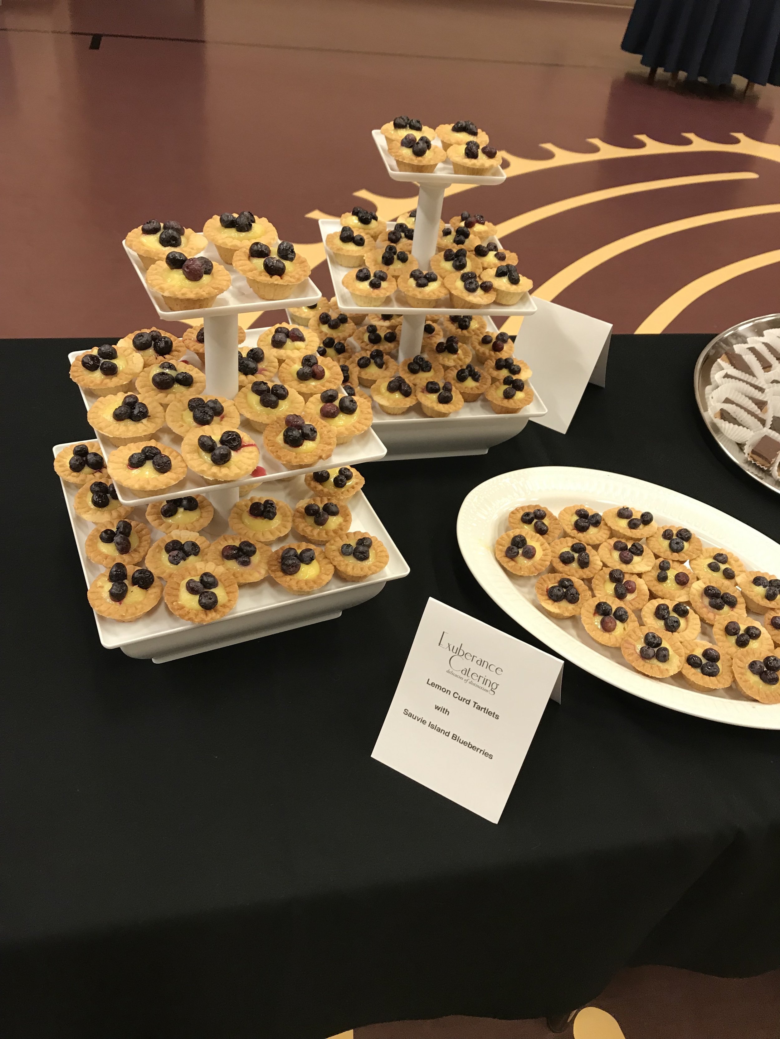 Lemon and Blueberry tartlets