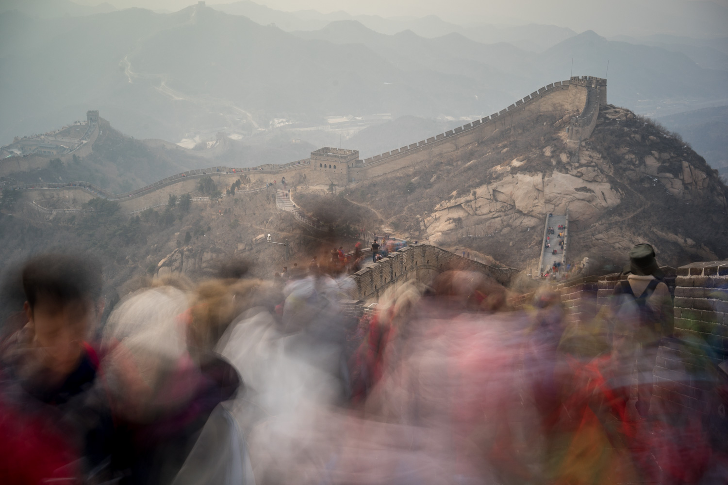  At the Badaling section of the Great Wall of China. Near Beijing, China 