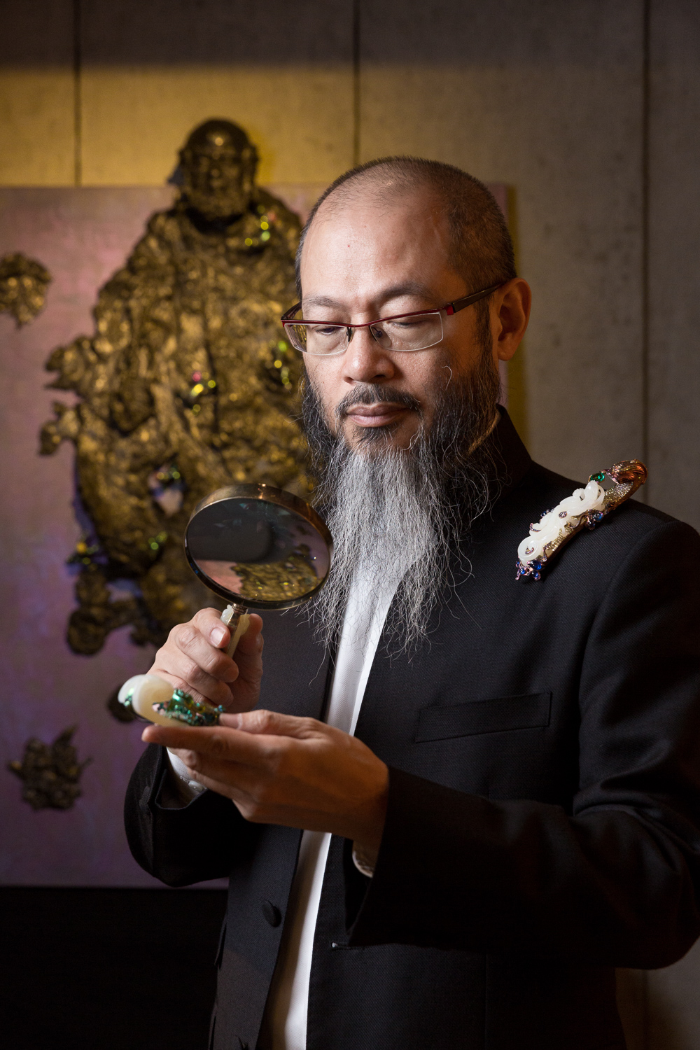  Jeweler and collector Wallace Chan for Financial Times 