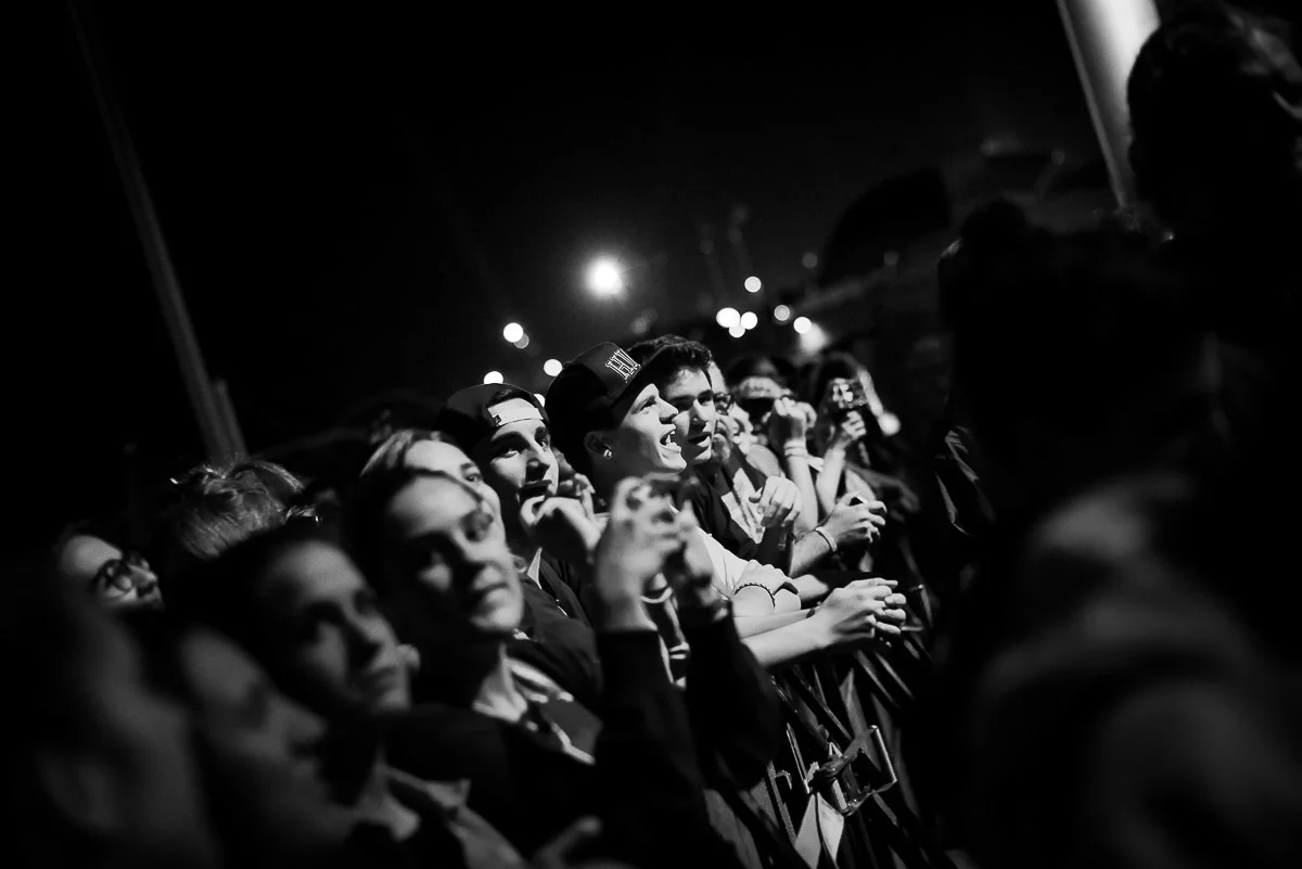 Front row fans, Primavera Sound, Parc del Forum, Barcelona, Catalonia, Spain, 28/05/2015 © Dosfotos