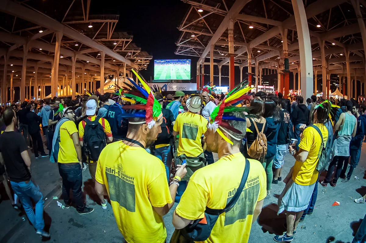 Festival goers, Primavera Sound, Parc del Forum, Barcelona, Catalonia, Spain, 30/05/2015 © Dosfotos