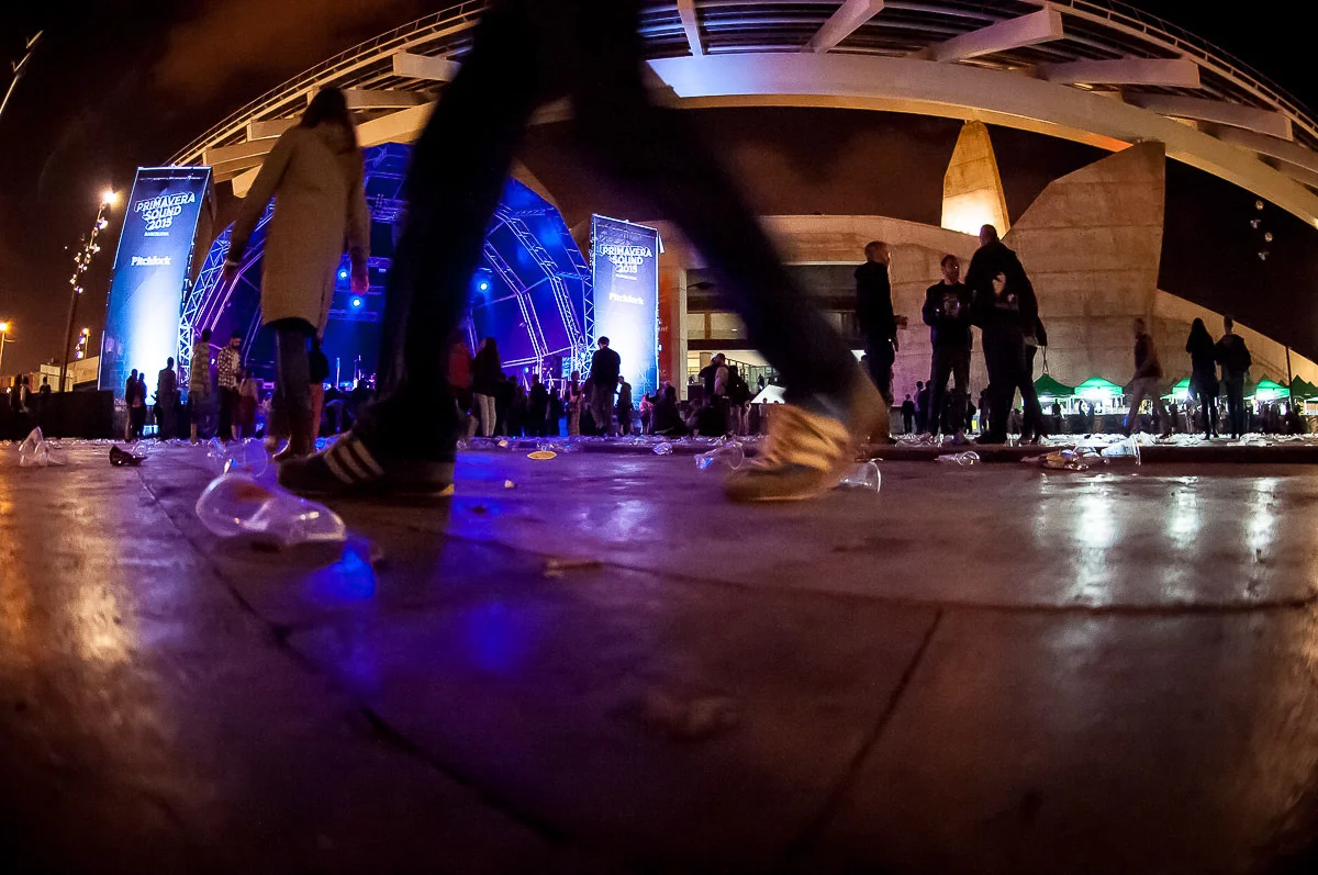 Festival goers, Primavera Sound, Parc del Forum, Barcelona, Catalonia, Spain, 30/05/2015 © Dosfotos