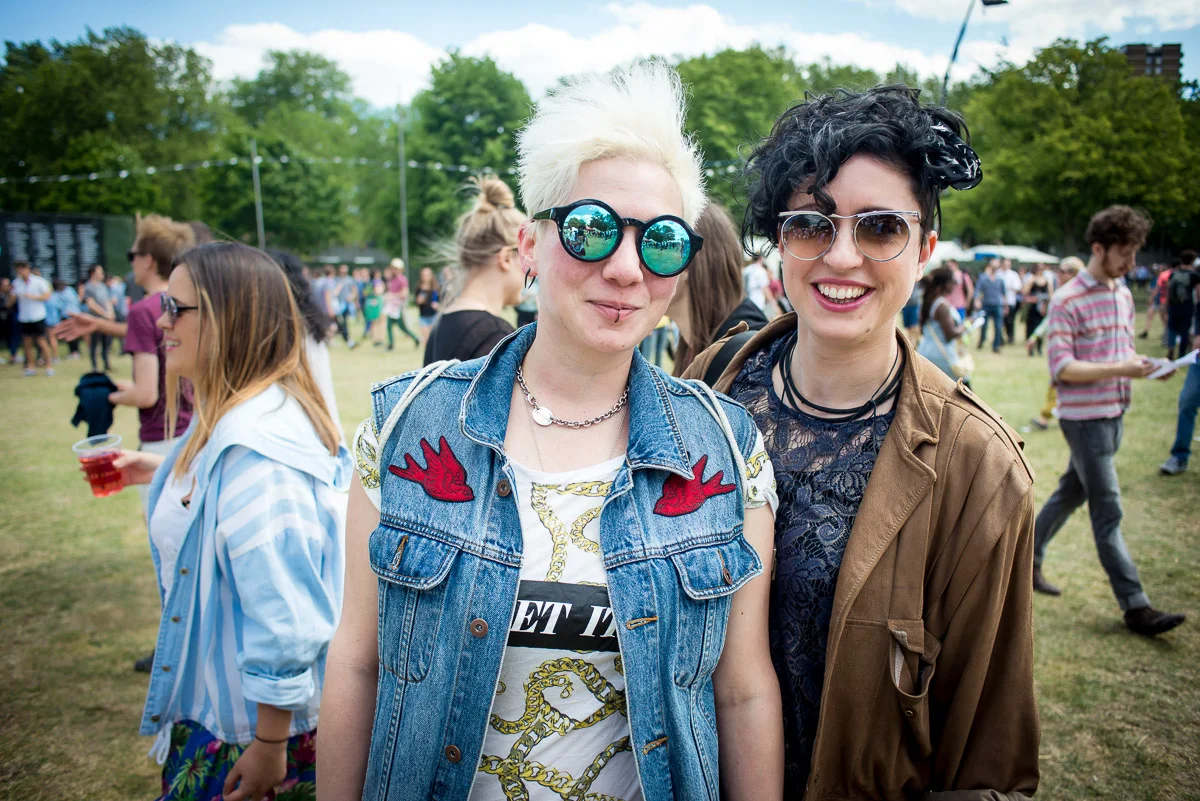 Festival goers, Field Day, Victoria Park, London, UK, 06/06/2015 © Dosfotos