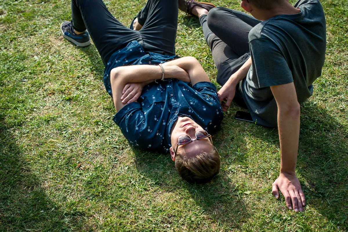 Festival goers, Field Day, Victoria Park, London, UK, 06/06/2015 © Dosfotos