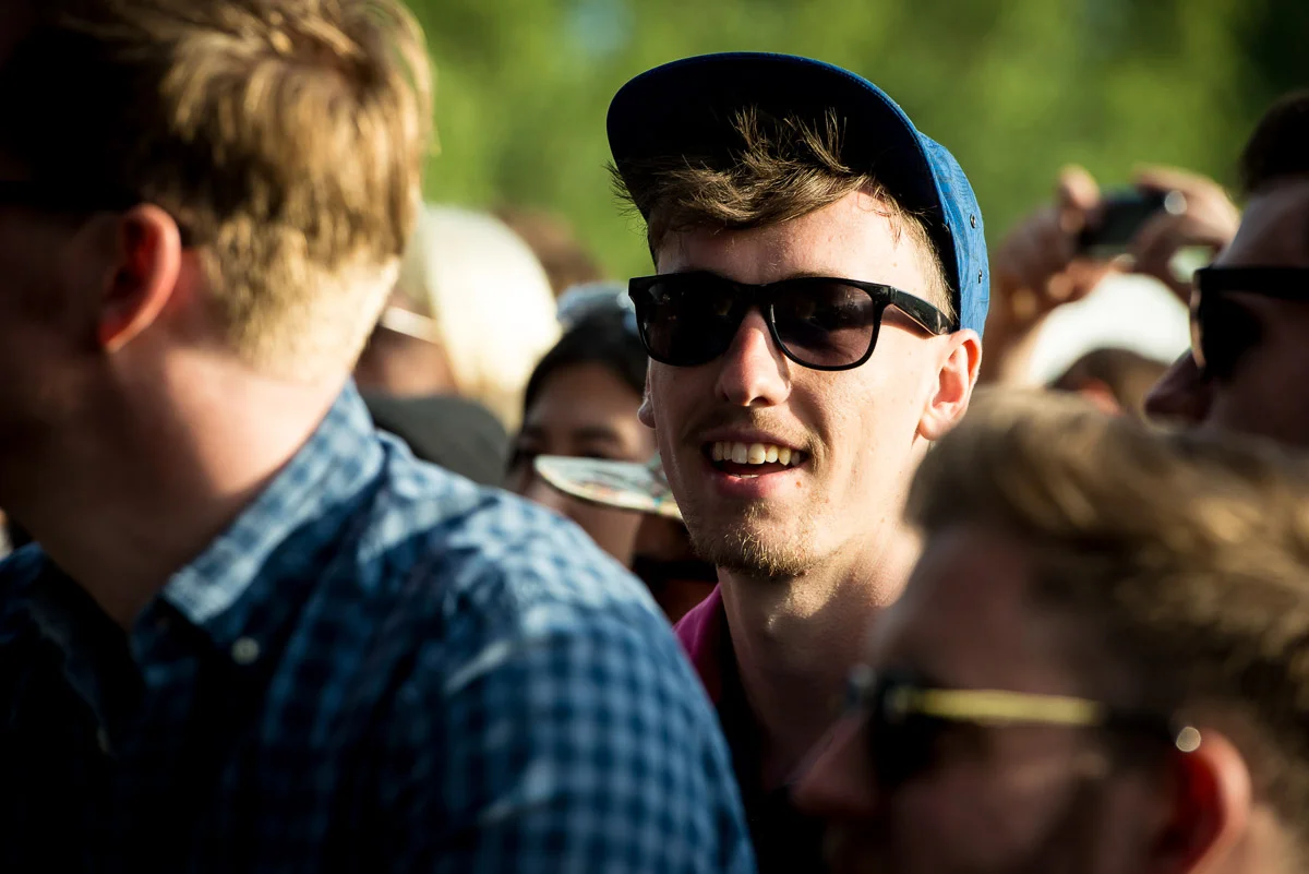 Festival goers, Field Day, Victoria Park, London, UK, 06/06/2015 © Dosfotos
