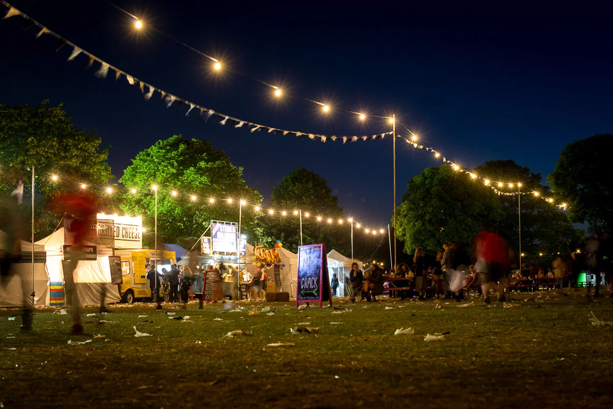 Field Day at night, Field Day, Victoria Park, London, UK, 06/06/2015 © Dosfotos