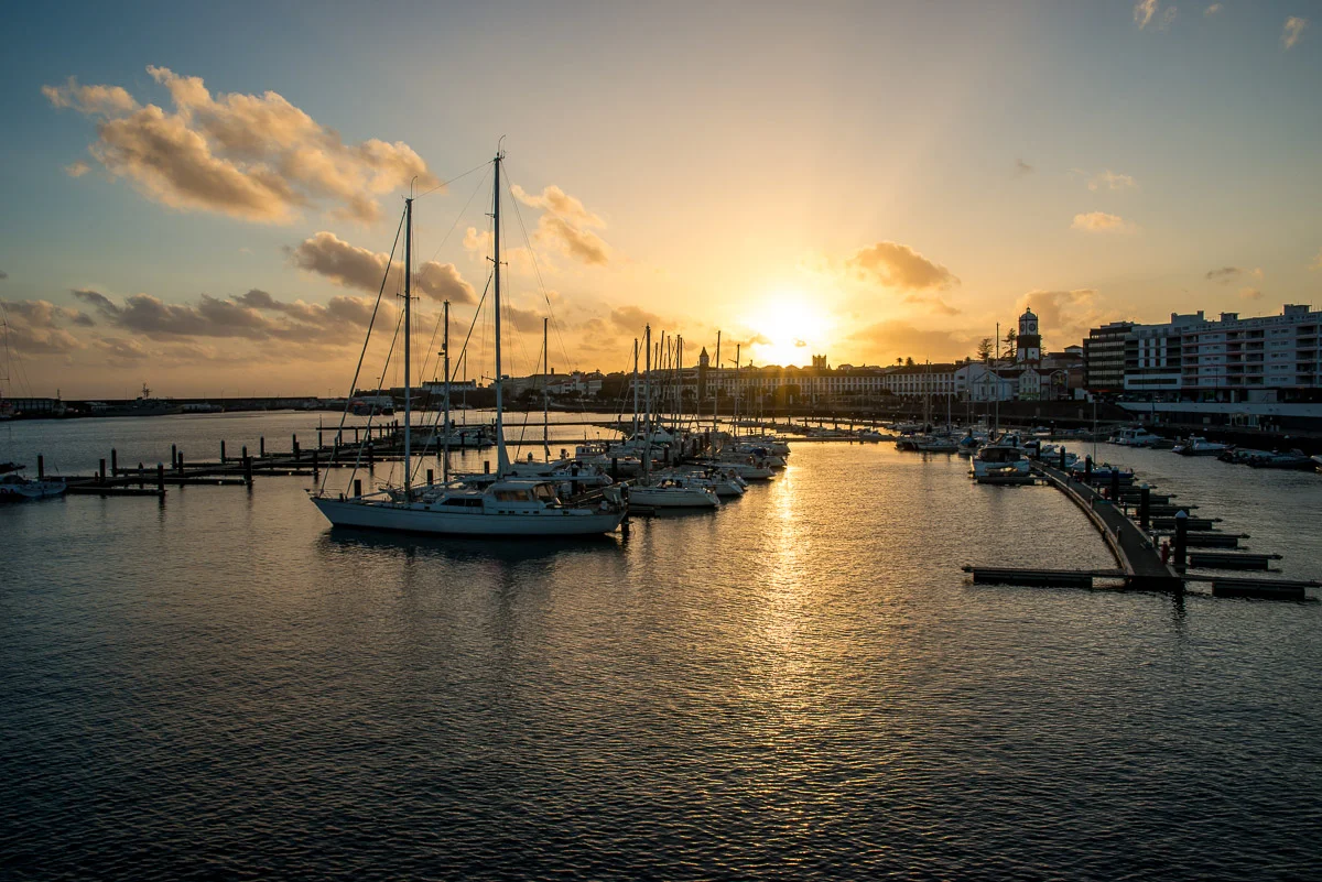 Marina in Ponta Delgada, Sao Miguel, Azores, 26/03/2016 © Dosfotos