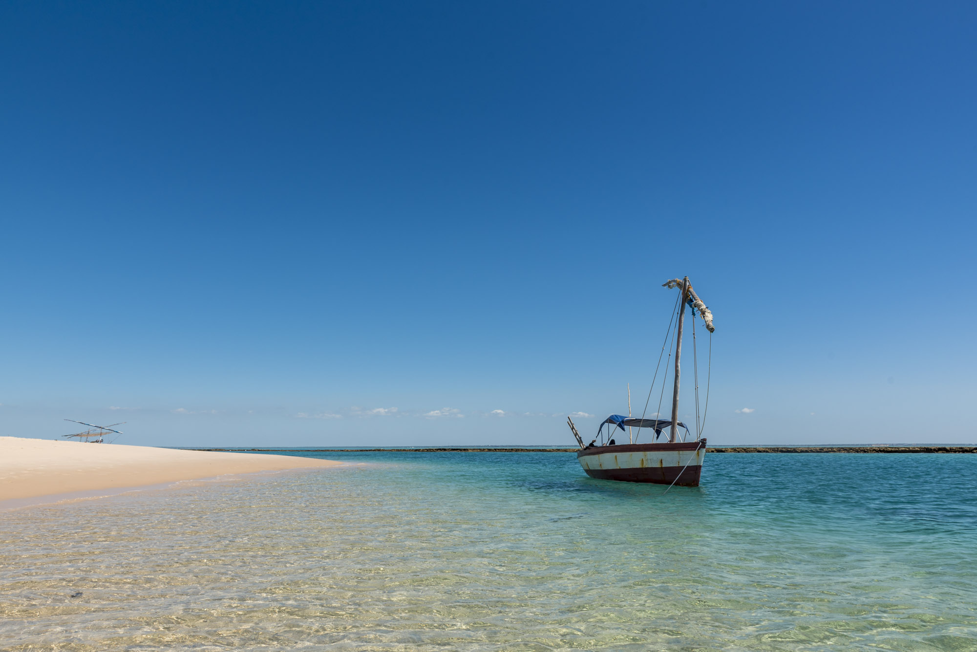 Dhow in Benguerra Island, the second largest island in the Bazaruto Archipelago, Mozambique, 25/08/2016 © Dosfotos