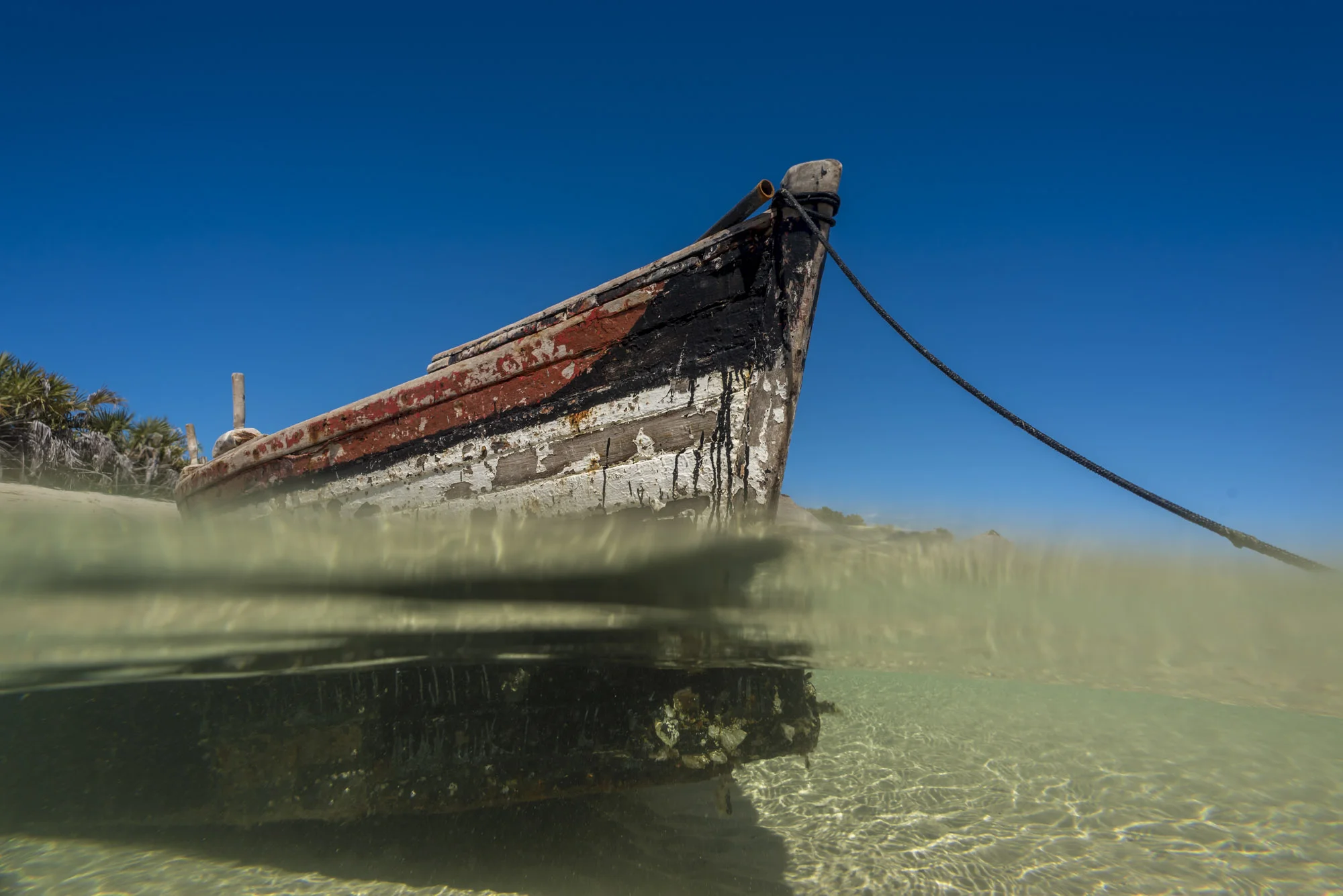 Dhow in Benguerra Island, the second largest island in the Bazaruto Archipelago, Mozambique, 25/08/2016 © Dosfotos
