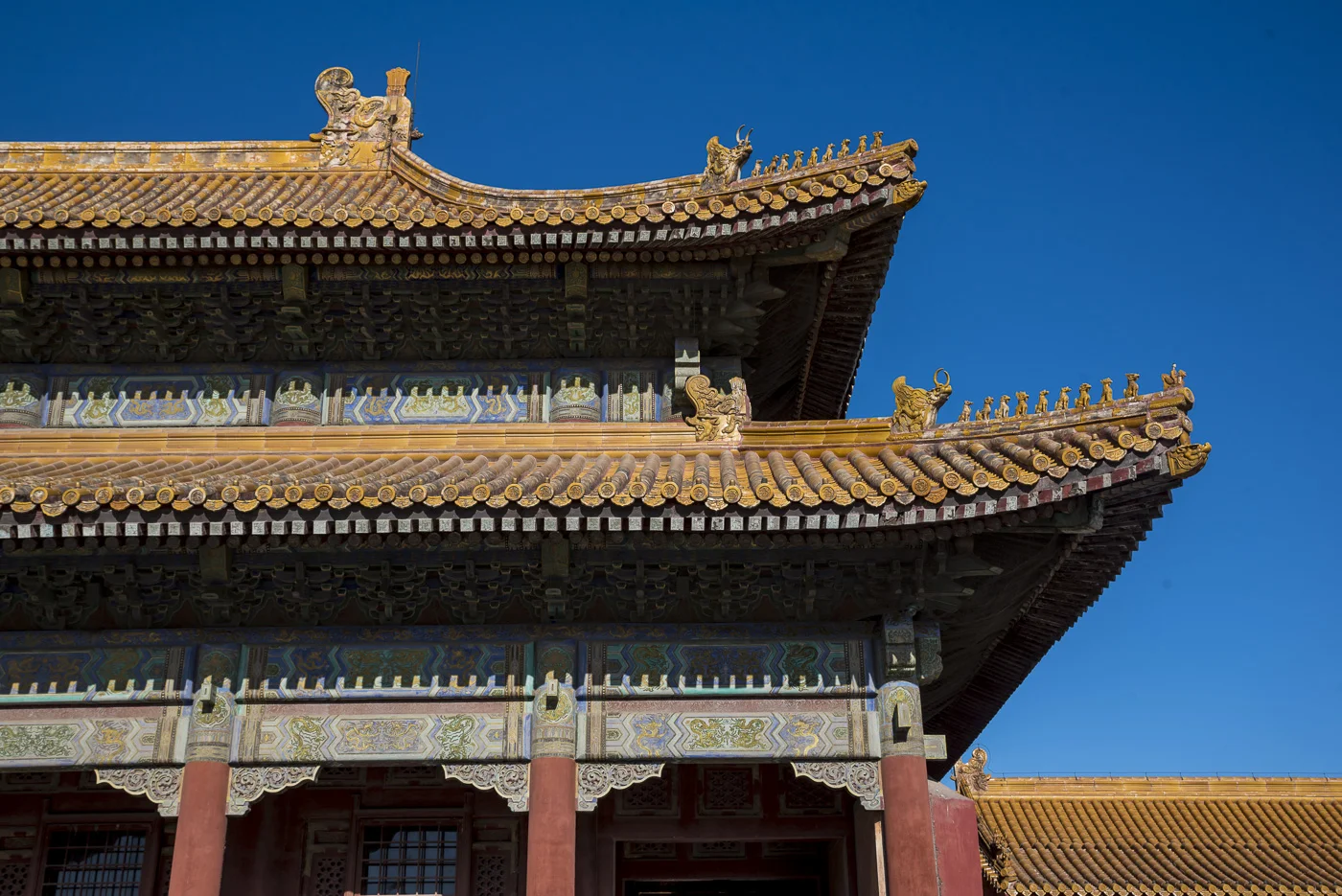The Hall of Imperial Absolute part of the Palace of Tranquil Longevity, Forbidden City, Beijing, China © Dosfotos