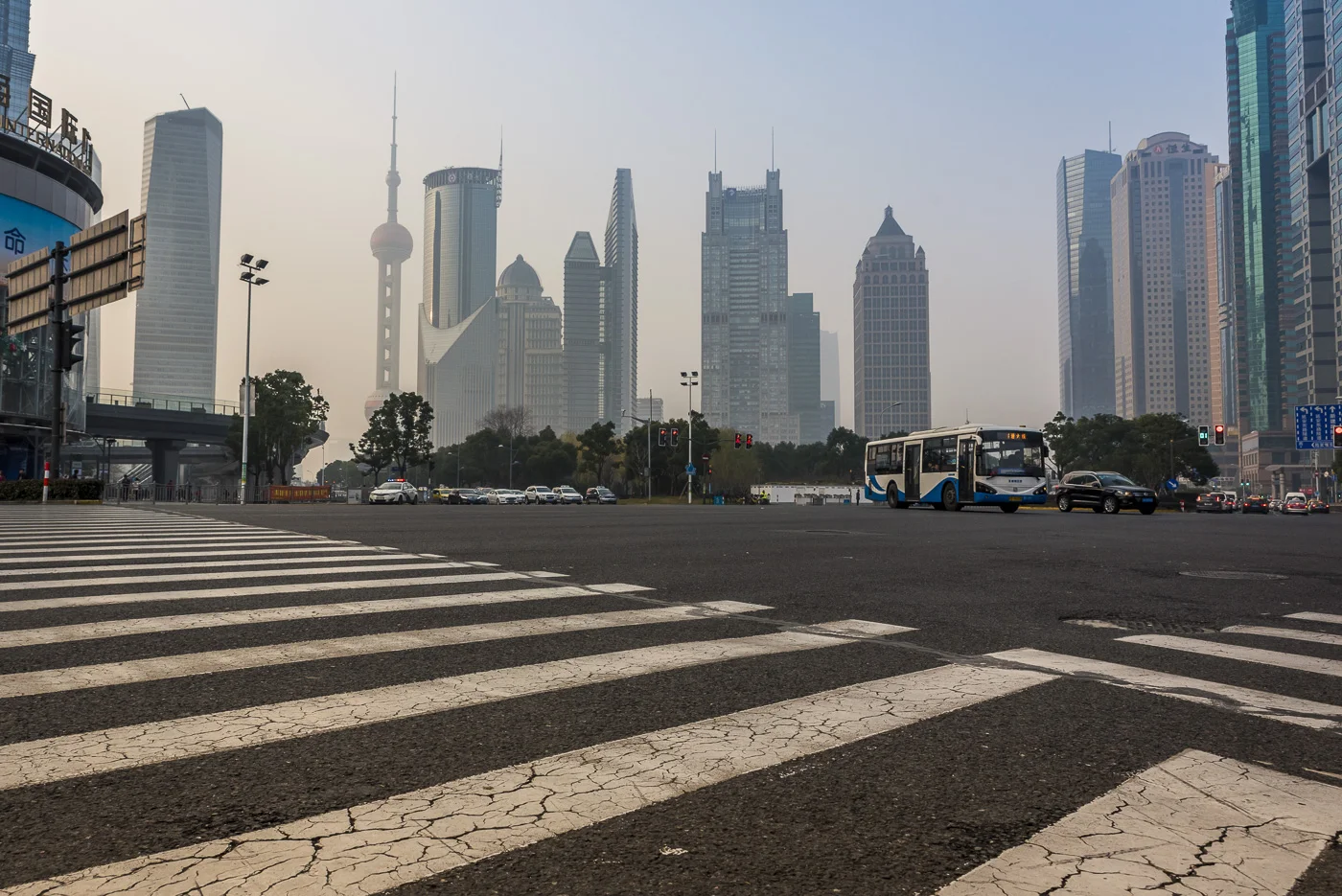 Pudong landmarks and skyline, Shanghai, China © Dosfotos