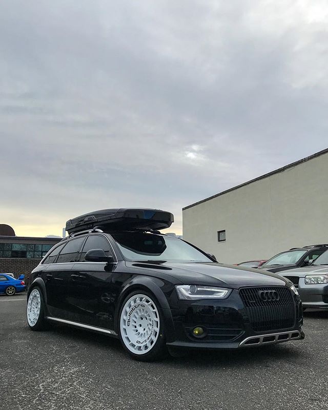 Winter Rollin @upstate_mike @audi Allroad 🔥 @rotiform // #thule // #rotiform // #allroadoutfitters // #audi // #widebody // #allroad // #adventure // #astsuspension //#borlaexhaust // #targatrophy // #carswithoutlimits // #blacklist // #audizine // 