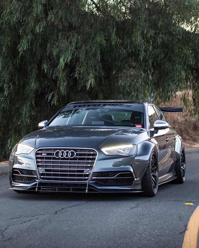 The Day after Christmas 😌 @audi S3 Widebody 🔥 // #allroadoutfitters // #audi // #s3 // #widebody // #allroad // #adventure // #toyotires // #advan // #recaro // #brembo // #astsuspension // #studiorsr //#borlaexhaust // #goapr // #targatrophy // #c