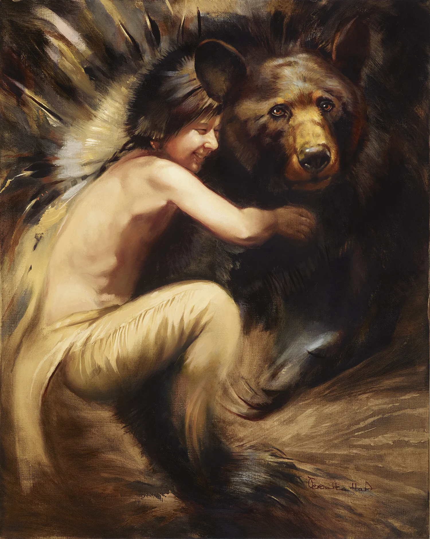 "Ursa", oil on canvas, 30" x 24"