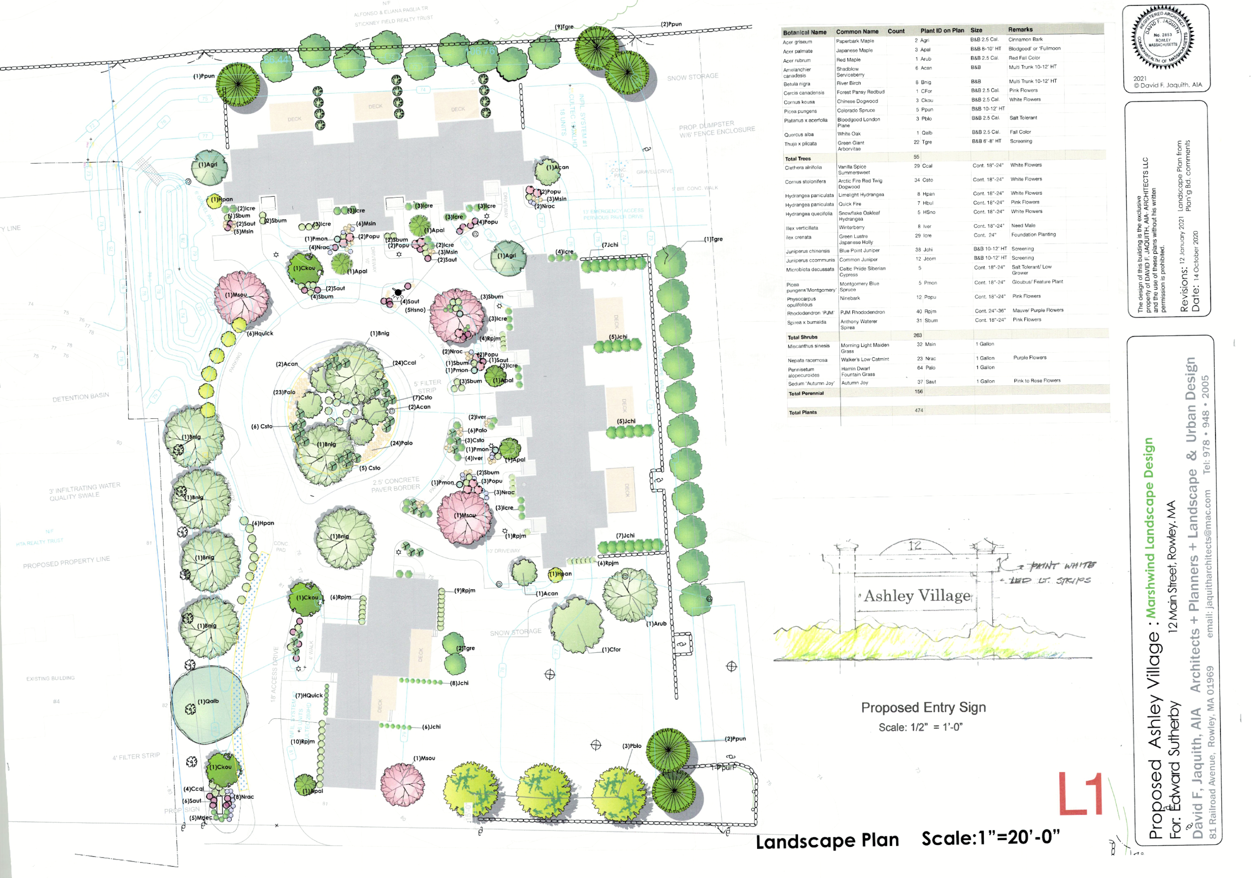 Ashley Village Final Landscape Design 