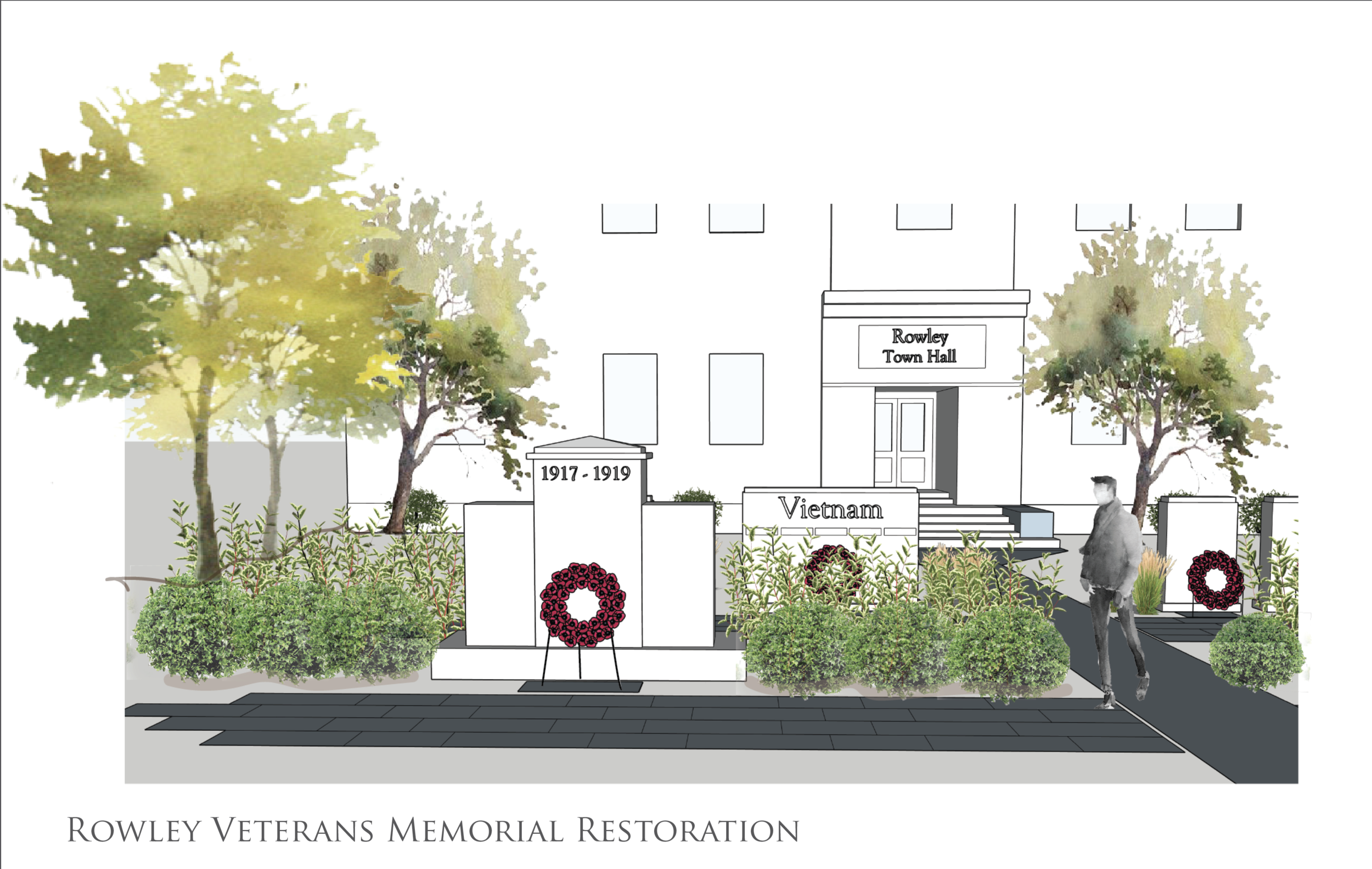 Rowley Veterans Memorial Restoration Protect: Historic Rowley Town Hall 